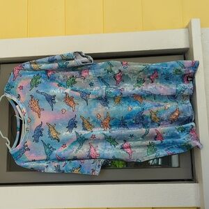 Electro threads MotherGrime crushed velvet rave wear crew neck prehistoric trip